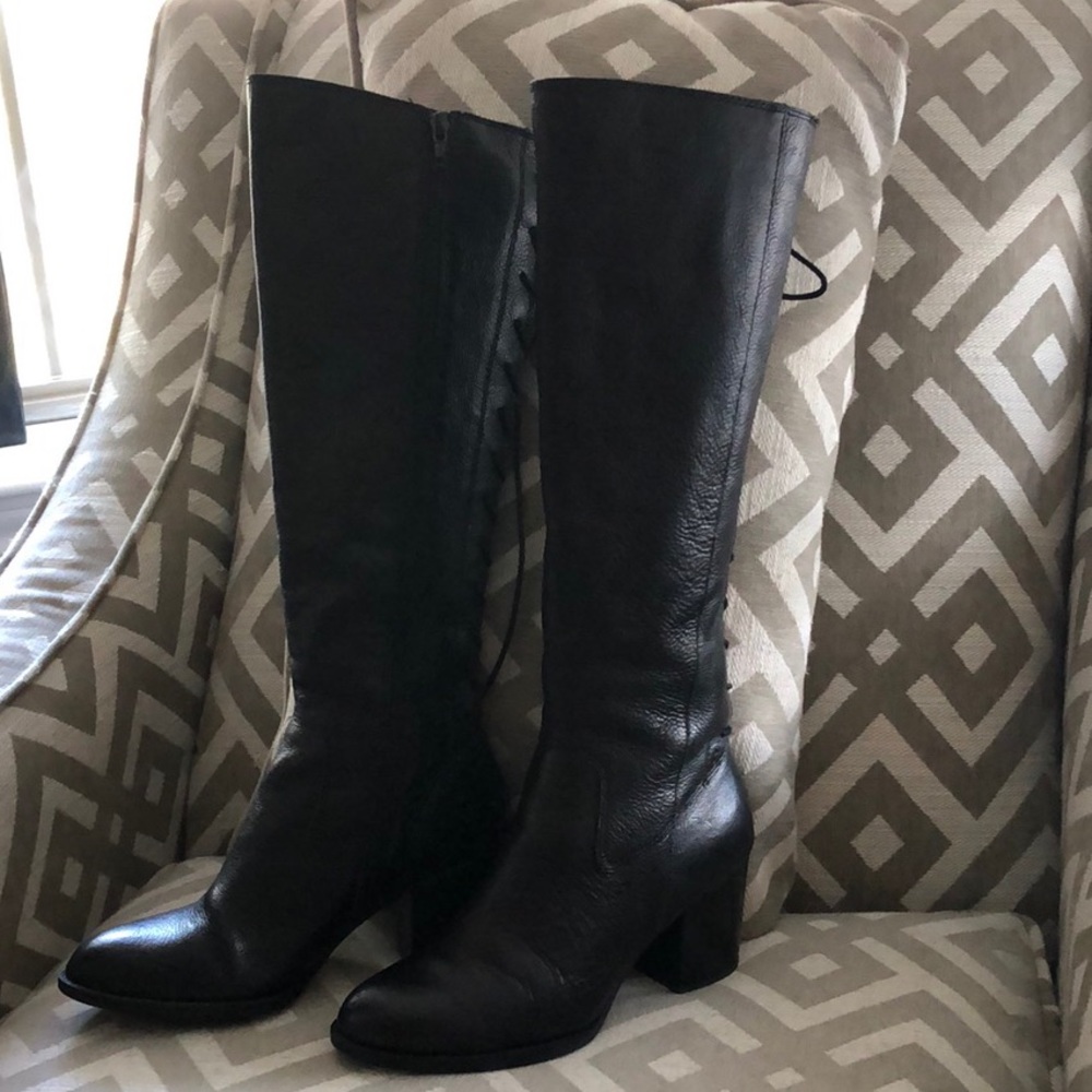 Laced up boots